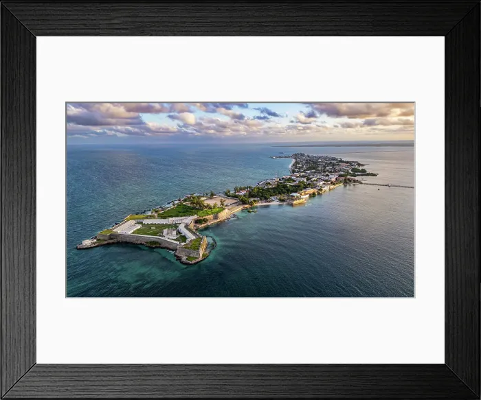 Framed Print : Aerial of the Island of Mozambique, UNESCO World Heritage Site, Mozambique, Africa Framed Print : Aerial of the Island of Mozambique, UNESCO World Heritage Site, Mozambique, Africa
