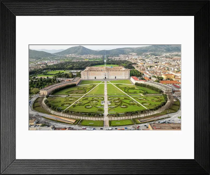 Framed Print : Aerial of the Reggia di Caserta (Royal Palace of Caserta), UNESCO World Heritage Site, Campania, Italy, Europe Framed Print : Aerial of the Reggia di Caserta (Royal Palace of Caserta), UNESCO World Heritage Site, Campania, Italy, Europe