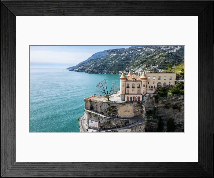 Framed Print : Aerial of a palace above Minori, The Amalfi Coast, UNESCO World Heritage Site, Campania, Italy, Europe Framed Print : Aerial of a palace above Minori, The Amalfi Coast, UNESCO World Heritage Site, Campania, Italy, Europe