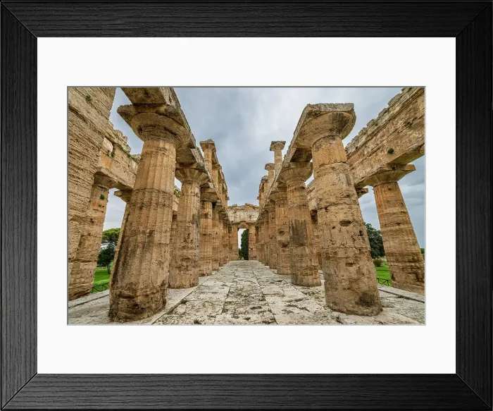 Framed Print : The Greek temples of Paestum, UNESCO World Heritage Site, Campania, Italy, Europe Framed Print : The Greek temples of Paestum, UNESCO World Heritage Site, Campania, Italy, Europe