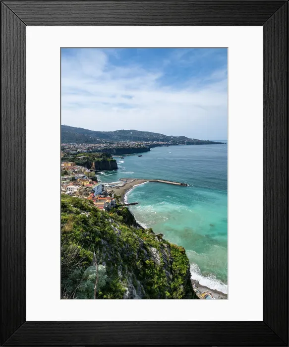 Framed Print : View over Sorrento, Bay of Naples, Campania, Italy, Europe Framed Print : View over Sorrento, Bay of Naples, Campania, Italy, Europe