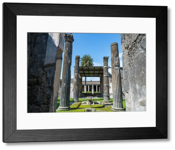 Framed Print : Pompeii, UNESCO World Heritage Site, Campania, Italy, Europe