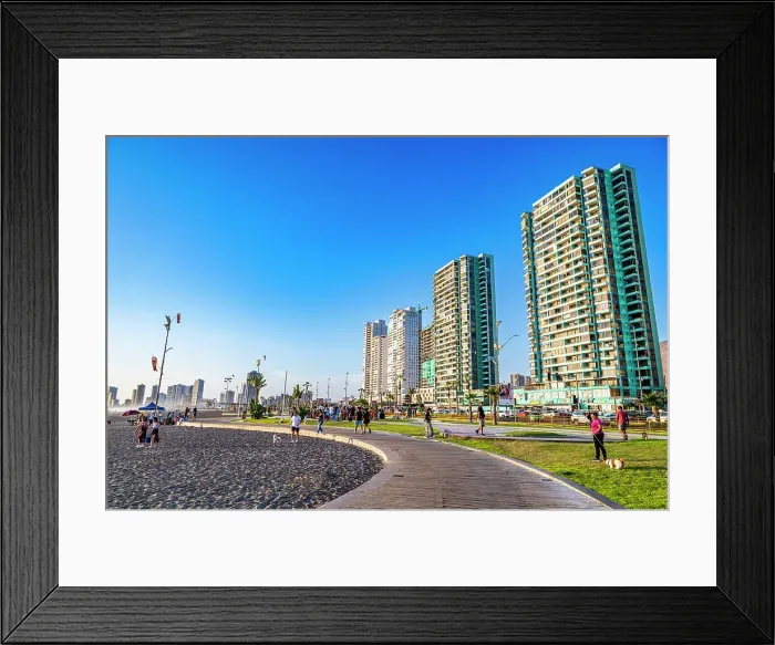 Framed Print : Beachfront of Iquique, Atacama desert, Chile, South America Framed Print : Beachfront of Iquique, Atacama desert, Chile, South America