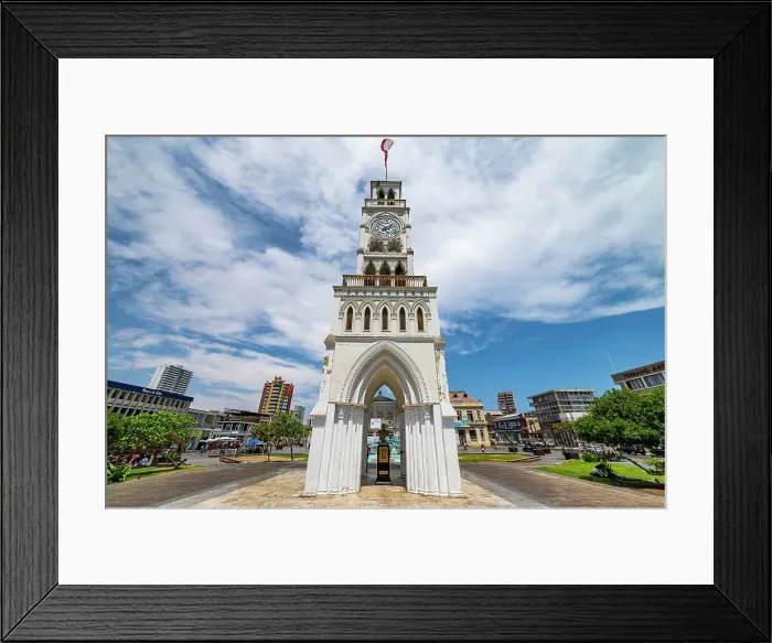 Framed Print : Old clocktower in Iquique, Atacama desert, Chile, South America Framed Print : Old clocktower in Iquique, Atacama desert, Chile, South America