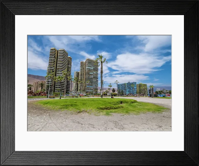 Framed Print : Beachfront of Iquique, Atacama desert, Chile, South America Framed Print : Beachfront of Iquique, Atacama desert, Chile, South America