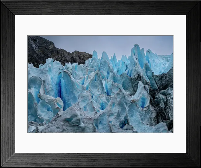 Framed Print : Aguila glacier, Tierra del Fuego, Chile, South America Framed Print : Aguila glacier, Tierra del Fuego, Chile, South America