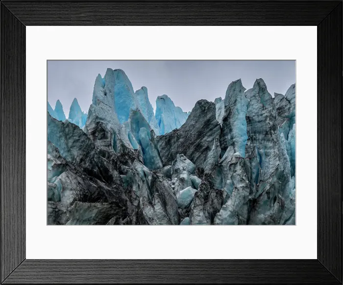 Framed Print : Aguila glacier, Tierra del Fuego, Chile, South America Framed Print : Aguila glacier, Tierra del Fuego, Chile, South America