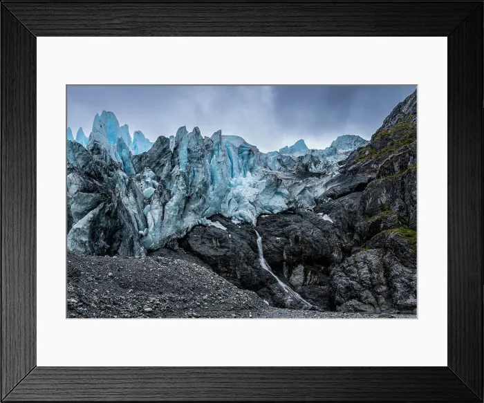 Framed Print : Aguila glacier, Tierra del Fuego, Chile, South America Framed Print : Aguila glacier, Tierra del Fuego, Chile, South America
