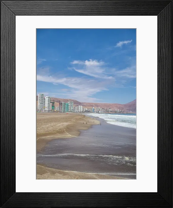 Framed Print : Beachfront of Iquique, Atacama desert, Chile, South America Framed Print : Beachfront of Iquique, Atacama desert, Chile, South America