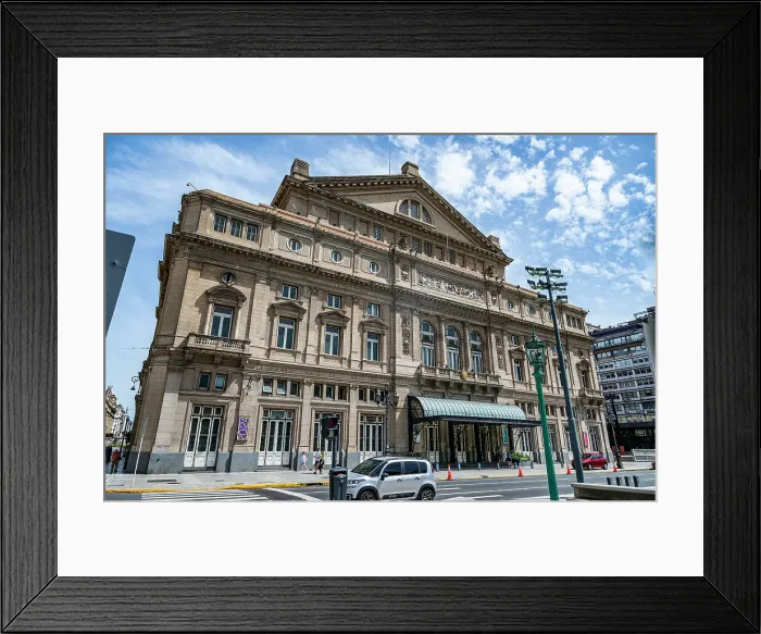 Framed Print : Teatro Colon, opera house in the Center of Buenos Aires, Argentina, South America Framed Print : Teatro Colon, opera house in the Center of Buenos Aires, Argentina, South America