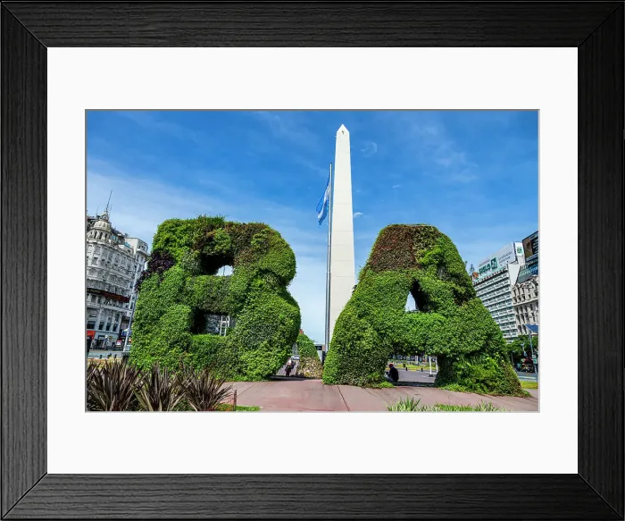 Framed Print : Obelisk in the Center of Buenos Aires, Argentina, South America Framed Print : Obelisk in the Center of Buenos Aires, Argentina, South America