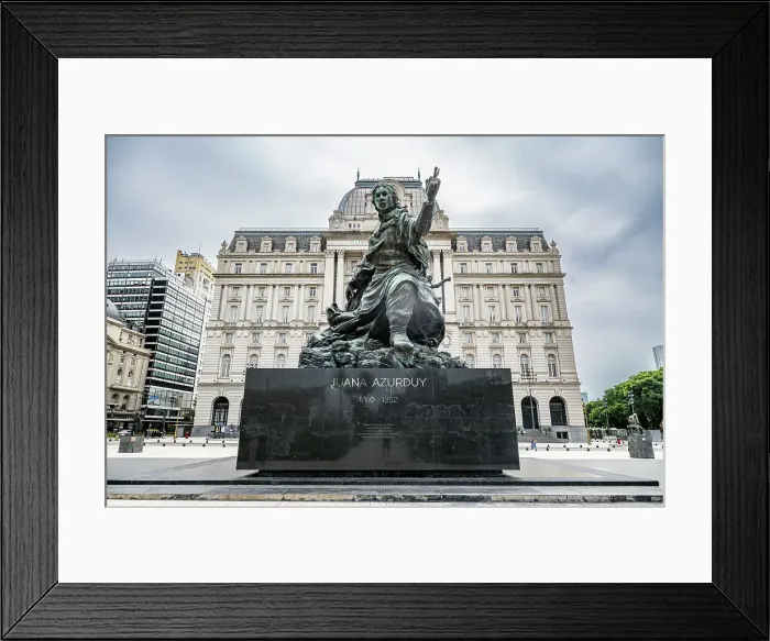 Framed Print : Azurduy Monument in the Center of Buenos Aires, Argentina, South America Framed Print : Azurduy Monument in the Center of Buenos Aires, Argentina, South America