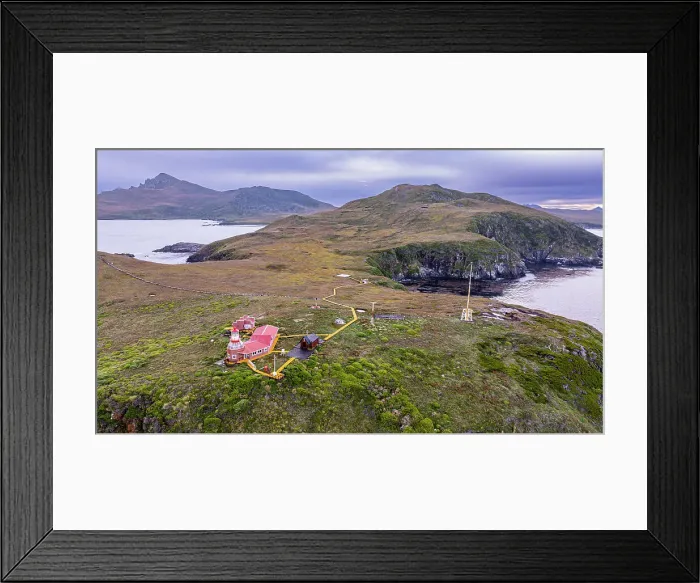Framed Print : Aerial of Cape Horn, southern most point in South America, Hornos island, Tierra del Fuego, Chile, South America Framed Print : Aerial of Cape Horn, southern most point in South America, Hornos island, Tierra del Fuego, Chile, South America