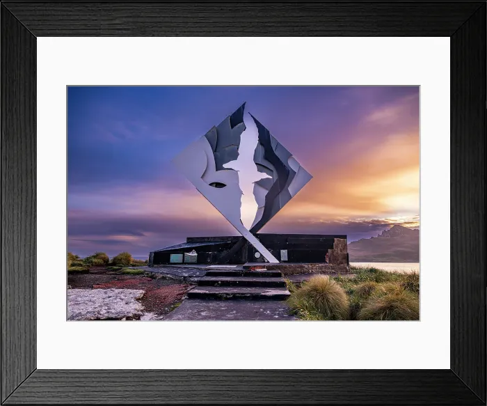 Framed Print : Monument of Cape Horn, southern most point in South America, Hornos island, Tierra del Fuego, Chile, South America Framed Print : Monument of Cape Horn, southern most point in South America, Hornos island, Tierra del Fuego, Chile, South America