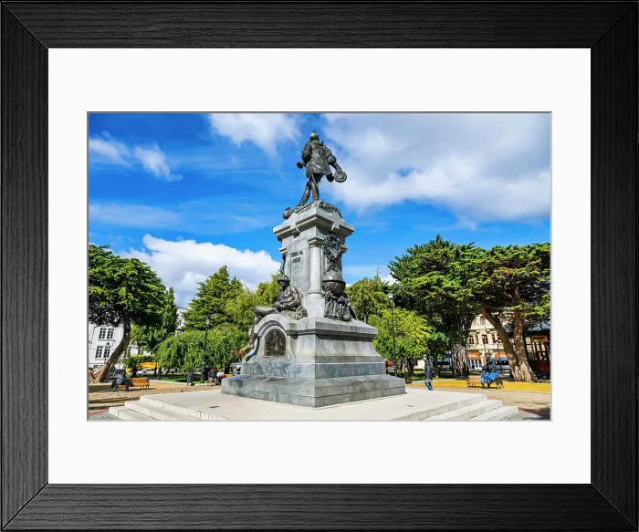Framed Print : Center of Punta Arenas, Patagonia, Chile, South America