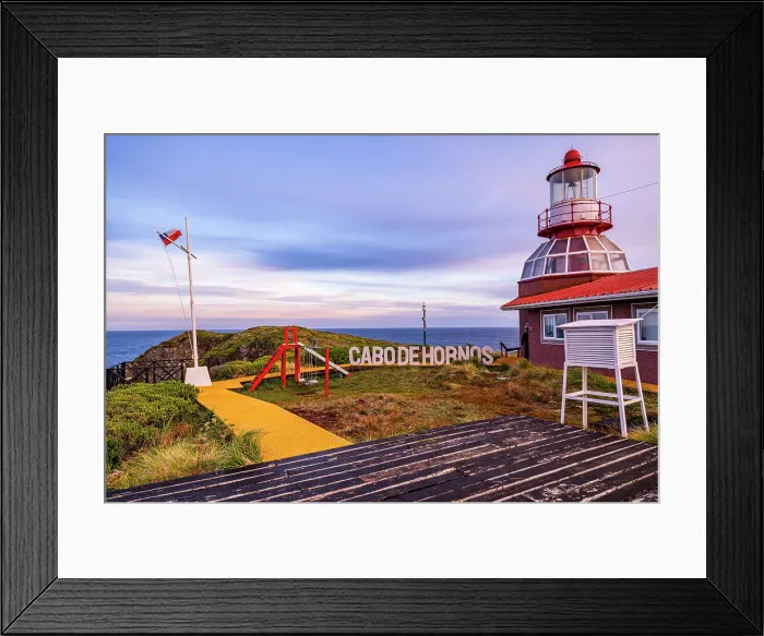 Framed Print : Lighthouse at Cape Horn, southern most point in South America, Hornos island, Tierra del Fuego, Chile, South America Framed Print : Lighthouse at Cape Horn, southern most point in South America, Hornos island, Tierra del Fuego, Chile, South America