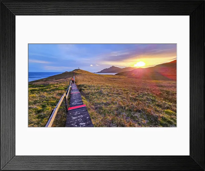 Framed Print : Boardwalk at Cape Horn, southern most point in South America, Hornos island, Tierra del Fuego, Chile, South America Framed Print : Boardwalk at Cape Horn, southern most point in South America, Hornos island, Tierra del Fuego, Chile, South America