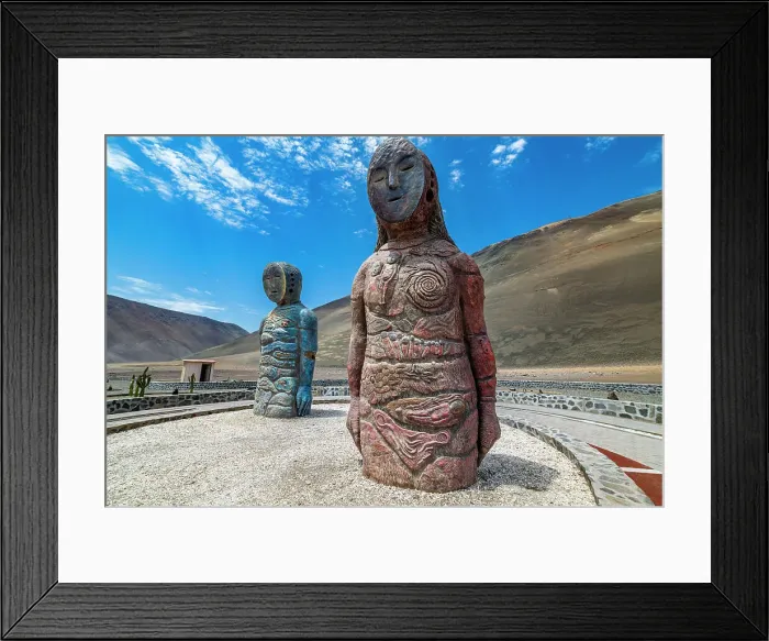 Framed Print : Monument, Chinchorro Mummies, UNESCO World Heritage Site, Camarones Valley, northern Atacama desert, Chile, South America Framed Print : Monument, Chinchorro Mummies, UNESCO World Heritage Site, Camarones Valley, northern Atacama desert, Chile, South America