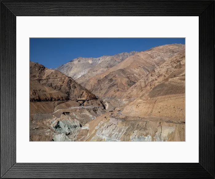Framed Print : Sewell Mining Town, UNESCO World Heritage Site, Chile, South America Framed Print : Sewell Mining Town, UNESCO World Heritage Site, Chile, South America