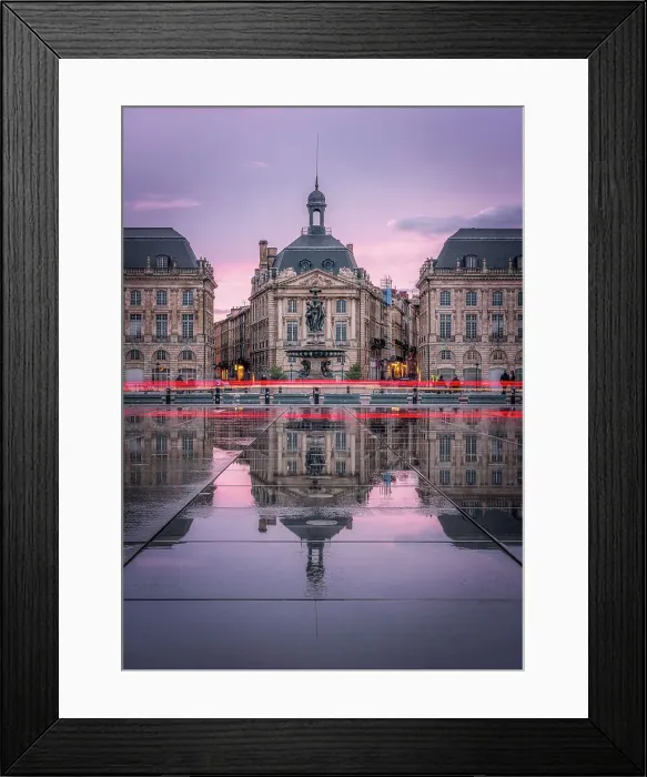 Framed Print : Sunset at Place de la Bourse at blue hour, Bordeaux, Gironde, Aquitaine, France, Europe Framed Print : Sunset at Place de la Bourse at blue hour, Bordeaux, Gironde, Aquitaine, France, Europe