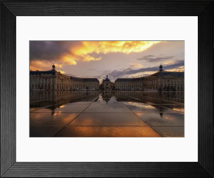 Framed Print : Sunset at Place de la Bourse at blue hour, Bordeaux, Gironde, Aquitaine, France, Europe Framed Print : Sunset at Place de la Bourse at blue hour, Bordeaux, Gironde, Aquitaine, France, Europe