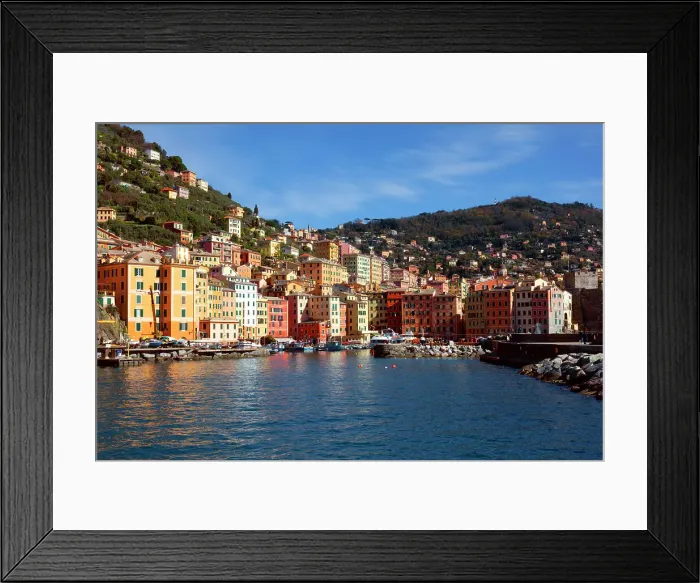 Framed Print : Camogli, a fishing village and tourist resort located on the west side of the peninsula of Portofino, Camogli, Liguria, Italy, Europe Framed Print : Camogli, a fishing village and tourist resort located on the west side of the peninsula of Portofino, Camogli, Liguria, Italy, Europe