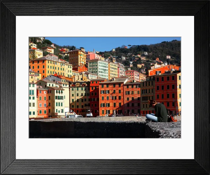 Framed Print : Camogli, a fishing village and tourist resort located on the west side of the peninsula of Portofino, Camogli, Liguria, Italy, Europe Framed Print : Camogli, a fishing village and tourist resort located on the west side of the peninsula of Portofino, Camogli, Liguria, Italy, Europe