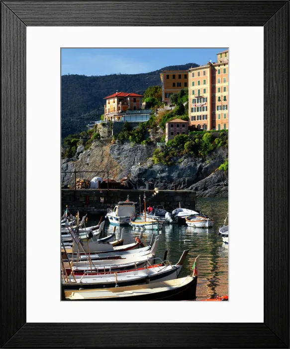 Framed Print : Camogli, a fishing village and tourist resort located on the west side of the peninsula of Portofino, Camogli, Liguria, Italy, Europe Framed Print : Camogli, a fishing village and tourist resort located on the west side of the peninsula of Portofino, Camogli, Liguria, Italy, Europe