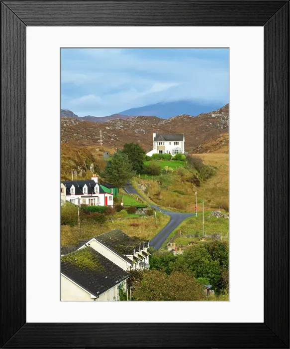 Framed Print : Golden Road around Isle of Harris, Outer Hebrides, Scotland, United Kingdom, Europe Framed Print : Golden Road around Isle of Harris, Outer Hebrides, Scotland, United Kingdom, Europe