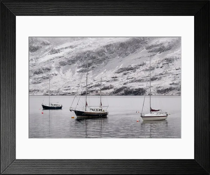Framed Print : Pleasure Yachts anchored on Loch Broom in winter, Ullapool, Ross and Cromarty, Scottish Highlands, Scotland, United Kingdom, Europe Framed Print : Pleasure Yachts anchored on Loch Broom in winter, Ullapool, Ross and Cromarty, Scottish Highlands, Scotland, United Kingdom, Europe