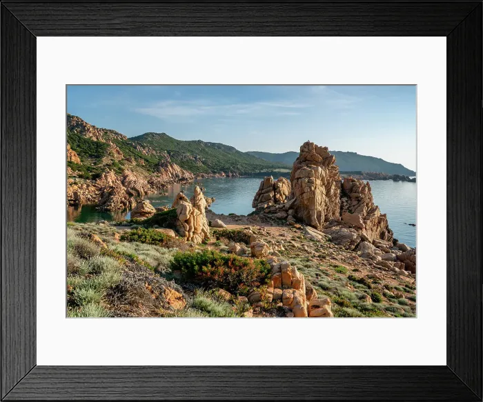 Framed Print : Rocky landscape of Costa Paradiso on Sardinia coast, Sardinia, Italy, Mediterranean, Europe Framed Print : Rocky landscape of Costa Paradiso on Sardinia coast, Sardinia, Italy, Mediterranean, Europe