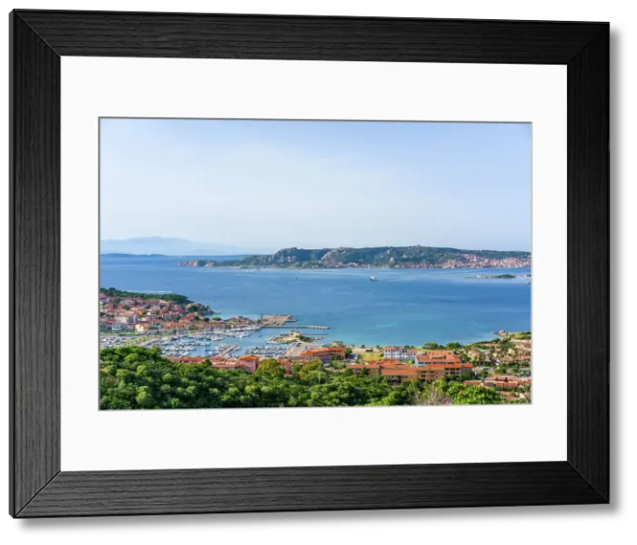 Framed Print : Viewpoint of Palau on the coast of Sardinia with La Maddalena island in the background, Sardinia, Italy, Mediterranean, Europe Framed Print : Viewpoint of Palau on the coast of Sardinia with La Maddalena island in the background, Sardinia, Italy, Mediterranean, Europe