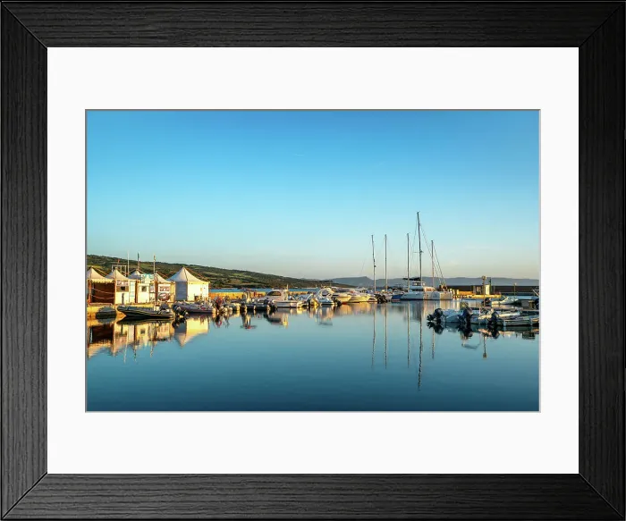 Framed Print : Isola Rossa marina with boats, Sardinia, Italy, Mediterranean, Europe Framed Print : Isola Rossa marina with boats, Sardinia, Italy, Mediterranean, Europe