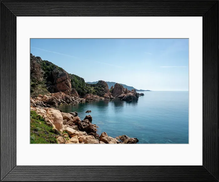 Framed Print : Costa Paradiso coast with turquoise water, Sardinia, Italy, Mediterranean, Europe Framed Print : Costa Paradiso coast with turquoise water, Sardinia, Italy, Mediterranean, Europe