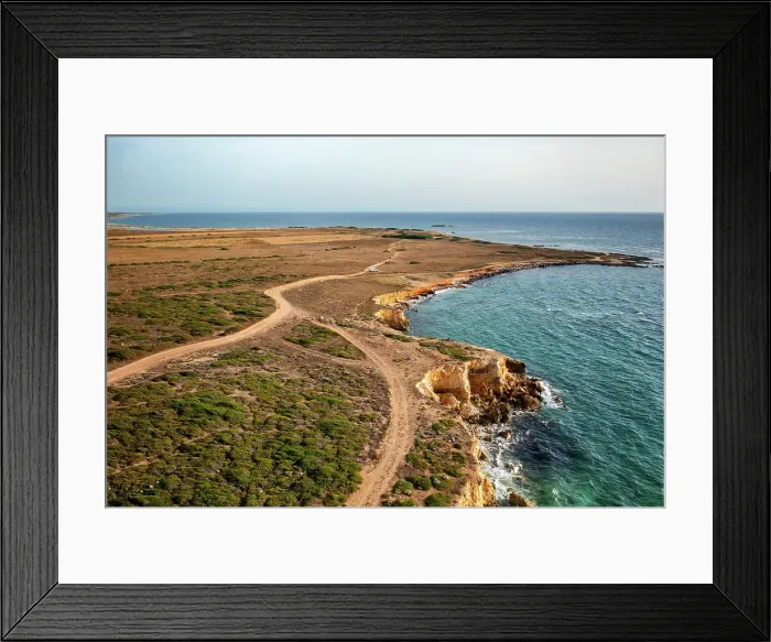 Framed Print : Su Tingiosu wild coast in Sardinia, drone aerial view, Sardinia, Italy, Mediterranean, Europe Framed Print : Su Tingiosu wild coast in Sardinia, drone aerial view, Sardinia, Italy, Mediterranean, Europe