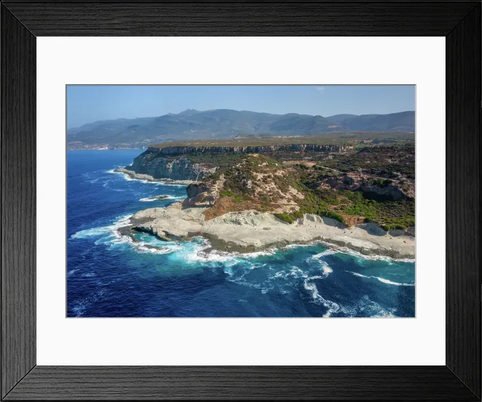 Framed Print : Cane Malu, aerial drone landscape, Sardinia, Italy, Mediterranean, Europe Framed Print : Cane Malu, aerial drone landscape, Sardinia, Italy, Mediterranean, Europe