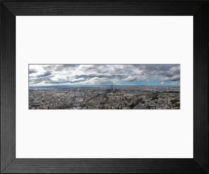Framed Print : Paris overview with Eiffel Tower, Paris, France, Europe Framed Print : Paris overview with Eiffel Tower, Paris, France, Europe