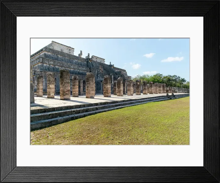 Framed Print : Temple of the Warriors (Templo de los Guerreros), Mayan ruins, Chichen Itza, UNESCO World Heritage Site, Yucatan, Mexico, North America Framed Print : Temple of the Warriors (Templo de los Guerreros), Mayan ruins, Chichen Itza, UNESCO World Heritage Site, Yucatan, Mexico, North America
