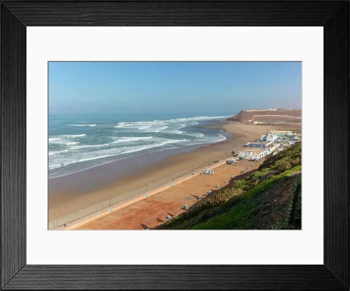 Framed Print : Motorhomes in camping site next to Atlantic Ocean, Sidi Ifni, Morocco, North Africa, Africa Framed Print : Motorhomes in camping site next to Atlantic Ocean, Sidi Ifni, Morocco, North Africa, Africa