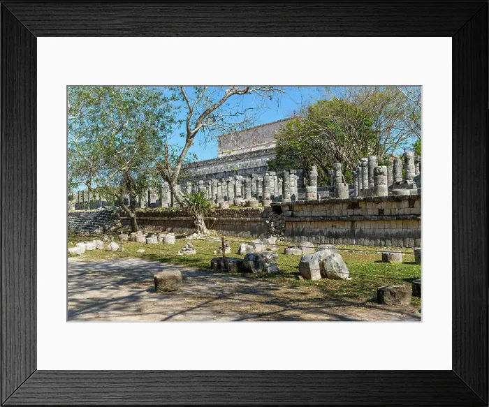 Framed Print : Temple of the Warriors (Templo de los Guerreros), Mayan ruins, Chichen Itza, UNESCO World Heritage Site, Yucatan, Mexico, North America Framed Print : Temple of the Warriors (Templo de los Guerreros), Mayan ruins, Chichen Itza, UNESCO World Heritage Site, Yucatan, Mexico, North America