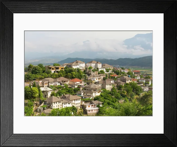 Framed Print : Gjirokaster (Gjirokastra), Municipality of Southern Albania, UNESCO World Heritage Site, Albania, Europe Framed Print : Gjirokaster (Gjirokastra), Municipality of Southern Albania, UNESCO World Heritage Site, Albania, Europe