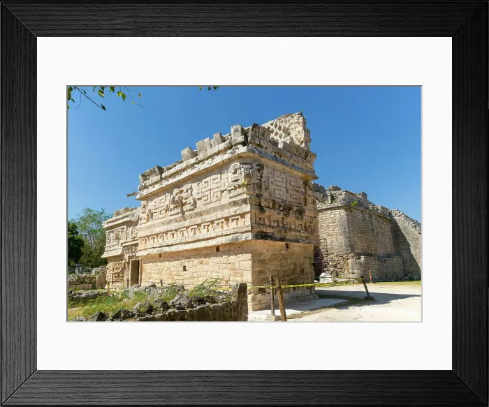 Framed Print : Elaborate decorated stone facade in Monjas complex, iglesia (church) building, Chichen Itza, UNESCO World Heritage Site, Yucatan, Mexico, North America Framed Print : Elaborate decorated stone facade in Monjas complex, iglesia (church) building, Chichen Itza, UNESCO World Heritage Site, Yucatan, Mexico, North America