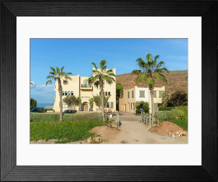 Framed Print : Hotel Auberge Dar Najmat, Mirleft, southern Morocco, North Africa, Africa