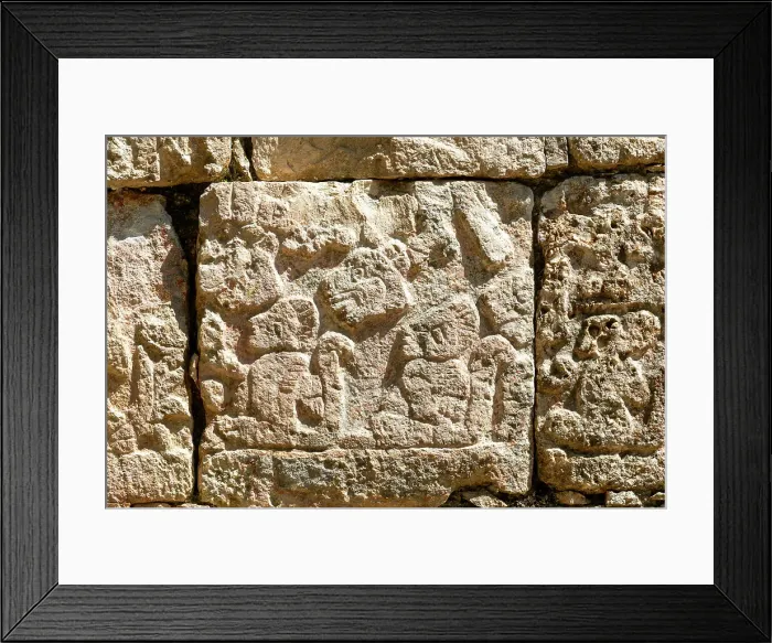Framed Print : Carved stonework details, Temple of Panels (Templo de los Tableros Esculpidos), Mayan ruins, Chichen Itza, UNESCO World Heritage Site, Yucatan, Mexico, North America Framed Print : Carved stonework details, Temple of Panels (Templo de los Tableros Esculpidos), Mayan ruins, Chichen Itza, UNESCO World Heritage Site, Yucatan, Mexico, North America
