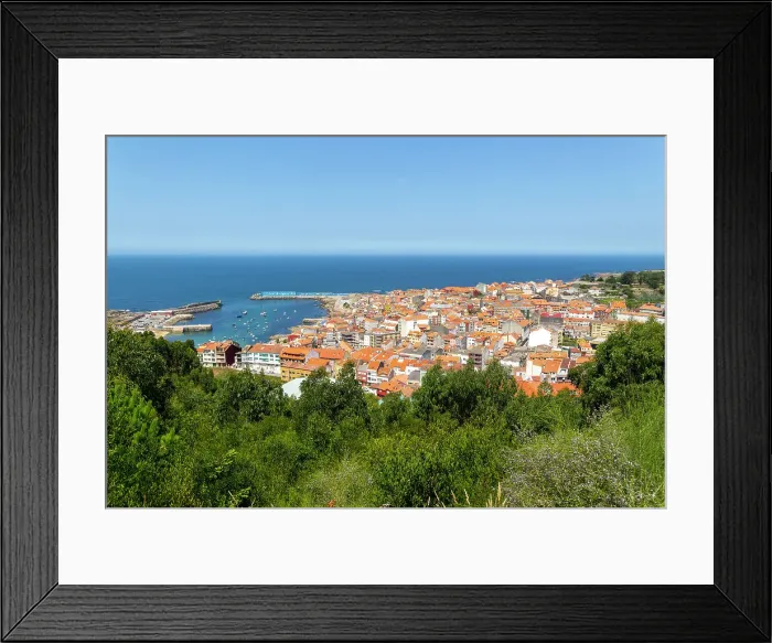 Framed Print : Rooftops of town A Guarda, Pontevedra Province, Galicia, Spain, Europe Framed Print : Rooftops of town A Guarda, Pontevedra Province, Galicia, Spain, Europe