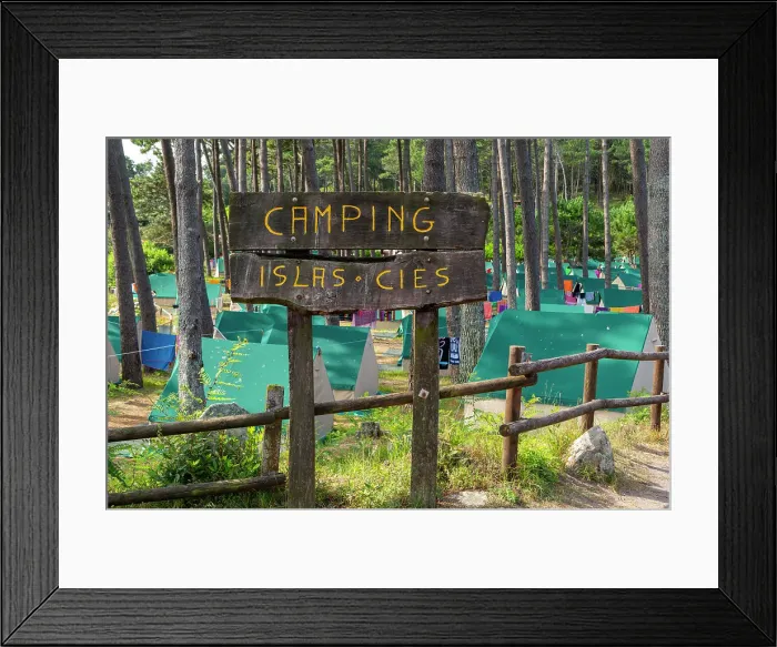Framed Print : Tents in campsite, Camping Islas Cies, Isla del Faro, Cies Islands, Galicia, Spain, Europe Framed Print : Tents in campsite, Camping Islas Cies, Isla del Faro, Cies Islands, Galicia, Spain, Europe