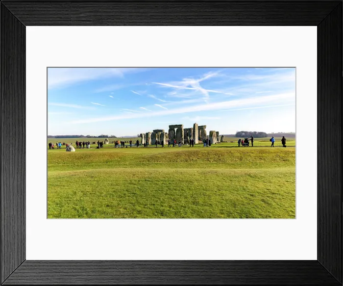 Framed Print : Tourists view standing stones of Neolithic henge, Stonehenge, UNESCO World Heritage Site, Wiltshire, England, United Kingdom, Europe Framed Print : Tourists view standing stones of Neolithic henge, Stonehenge, UNESCO World Heritage Site, Wiltshire, England, United Kingdom, Europe