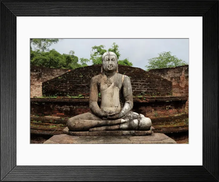 Framed Print : Seated Buddha in Vatadage building, The Quadrangle, ancient city of Polonnaruwa, UNESCO World Heritage Site, Sri Lanka, Asia Framed Print : Seated Buddha in Vatadage building, The Quadrangle, ancient city of Polonnaruwa, UNESCO World Heritage Site, Sri Lanka, Asia