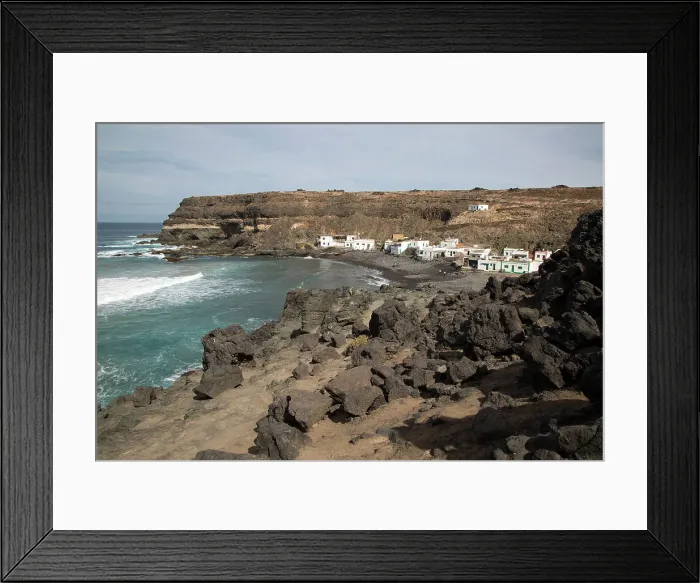 Framed Print : Fishing village of Los Molinos, west coast of Fuerteventura, Canary Islands, Spain, Atlantic, Europe Framed Print : Fishing village of Los Molinos, west coast of Fuerteventura, Canary Islands, Spain, Atlantic, Europe
