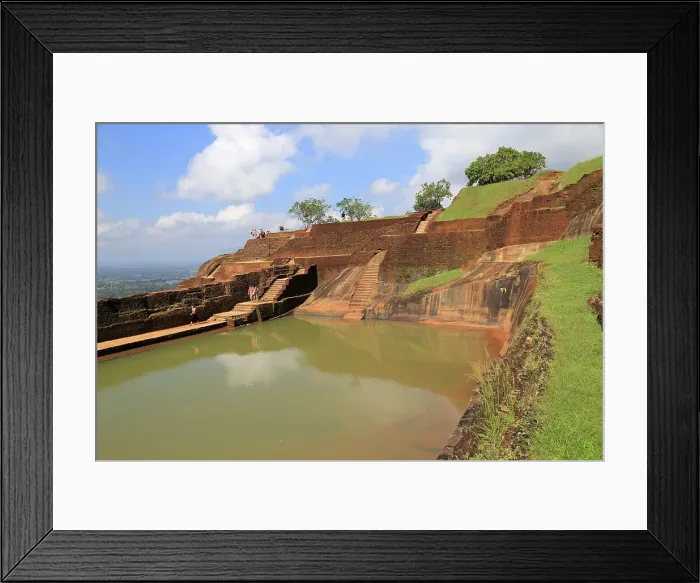 Framed Print : Bathing pool in rock palace fortress on rock summit, Sigiriya, UNESCO World Heritage Site, Central Province, Sri Lanka, Asia Framed Print : Bathing pool in rock palace fortress on rock summit, Sigiriya, UNESCO World Heritage Site, Central Province, Sri Lanka, Asia